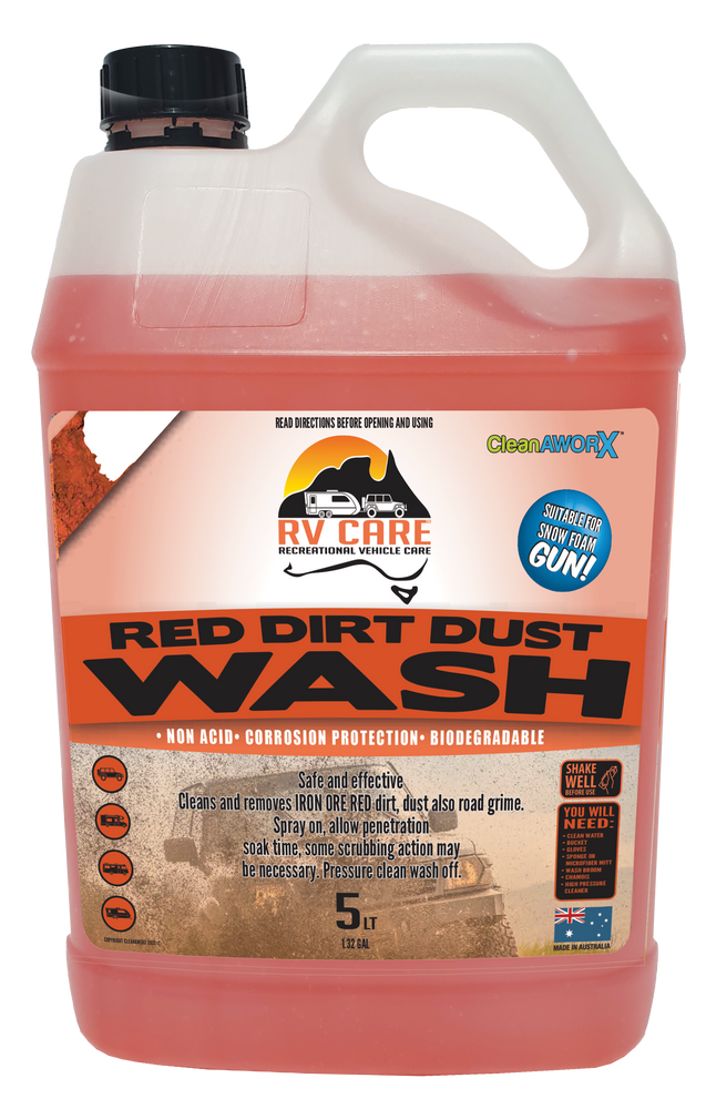 RV Care Red Dirt Dust Wash 5L
