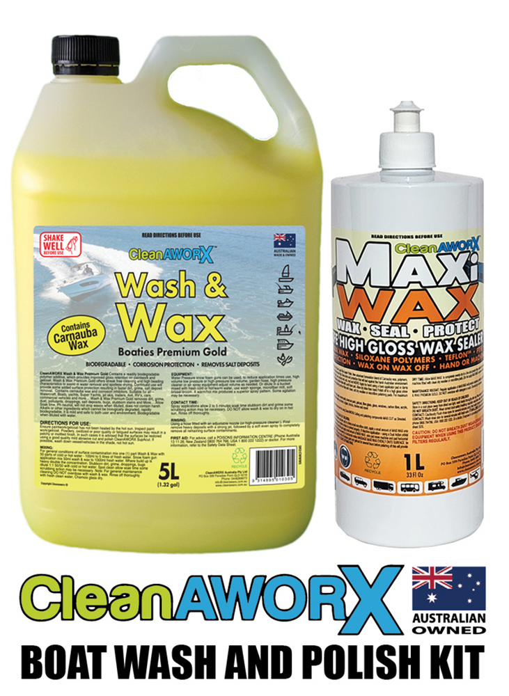 Boat Wash and Boat Polish Kit