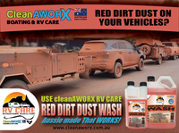 RV Care Red Dirt Dust Wash 5L - Outback Caravan Cleaner
