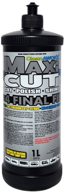 MAXI CUT-4 Final Finish Cut and Polish Zero Swirls High Gloss Shine 1L
