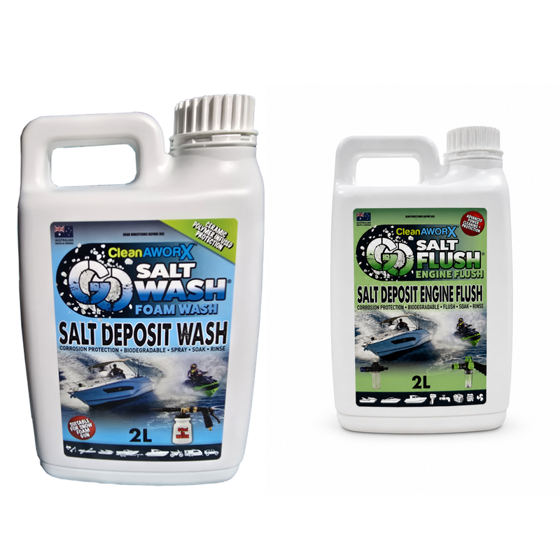 Salt Attack Duo - Salt Wash 2L + Salt Flush 2L Bundle