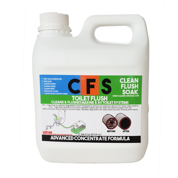 Descaler Toilet Flush Dissolves Uric Acid Concentrate CFS 2L