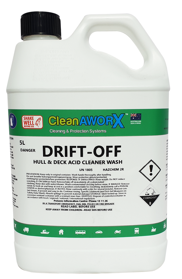 Drift off Hull & Deck Acid Cleaner Wash 5L