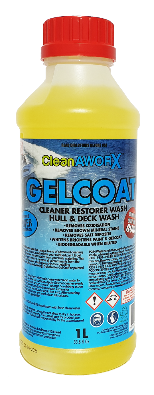 Gelcoat and Paint Cleaner Restorer Wash 1L - Marine