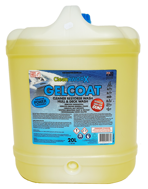 Gelcoat and Paint Cleaner Restorer Wash 20L