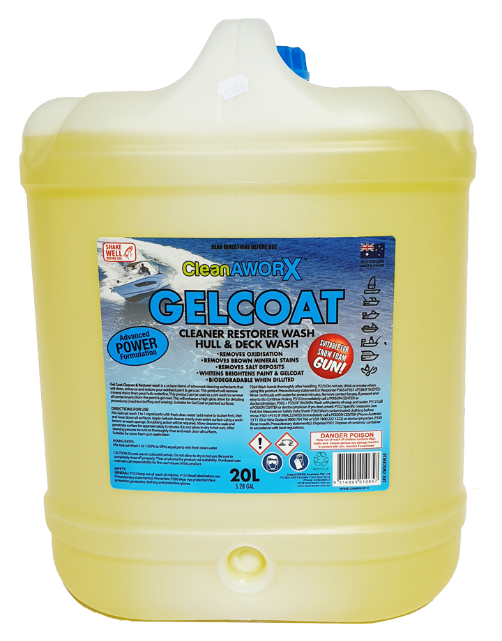Gelcoat and Paint Cleaner Restorer Wash 20L