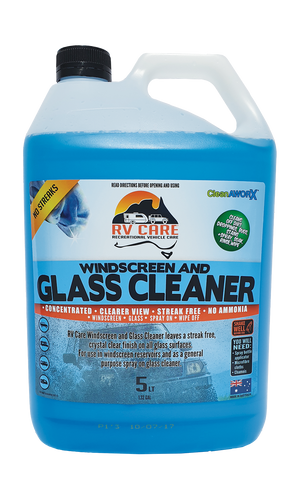 Cleanaworx RV Care Windscreen Glass Cleaner Concentrate 5L