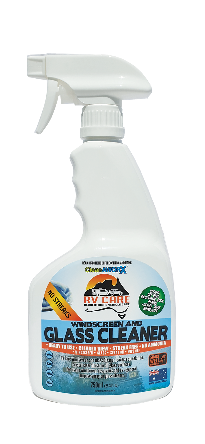 Cleanaworx RV Care Windscreen Glass Cleaner RTU 750ml