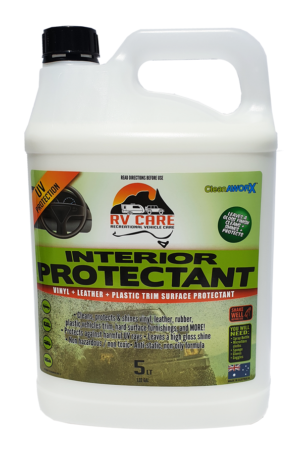 RV Care Interior Trim Protectant Vinyl Leather Plastic Paint 5L