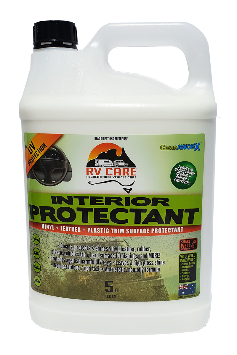 RV Care Interior Trim Protectant Vinyl Leather Plastic Paint 5L