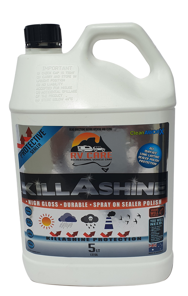 RV Care Killashine Durable High Gloss Sealer Polish and Protect 5L