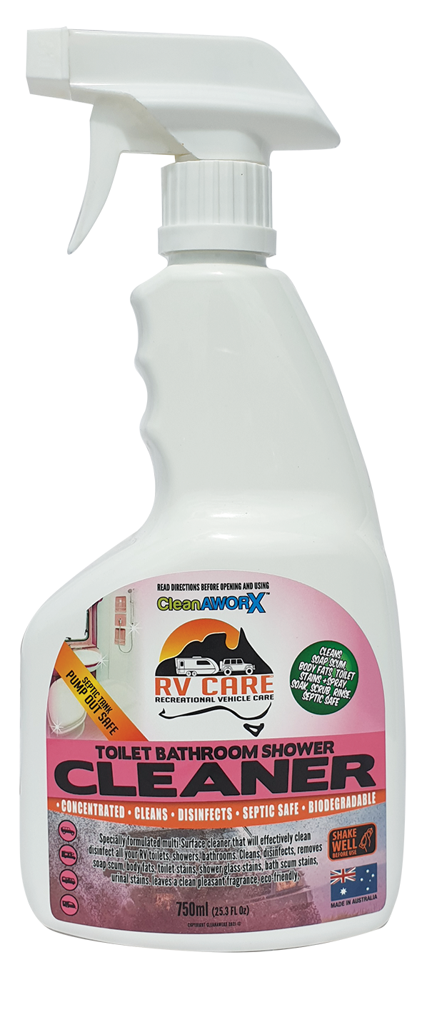 Caravan Motorhome Toilet Shower Bathroom Cleaner Disinfectant 750 ml