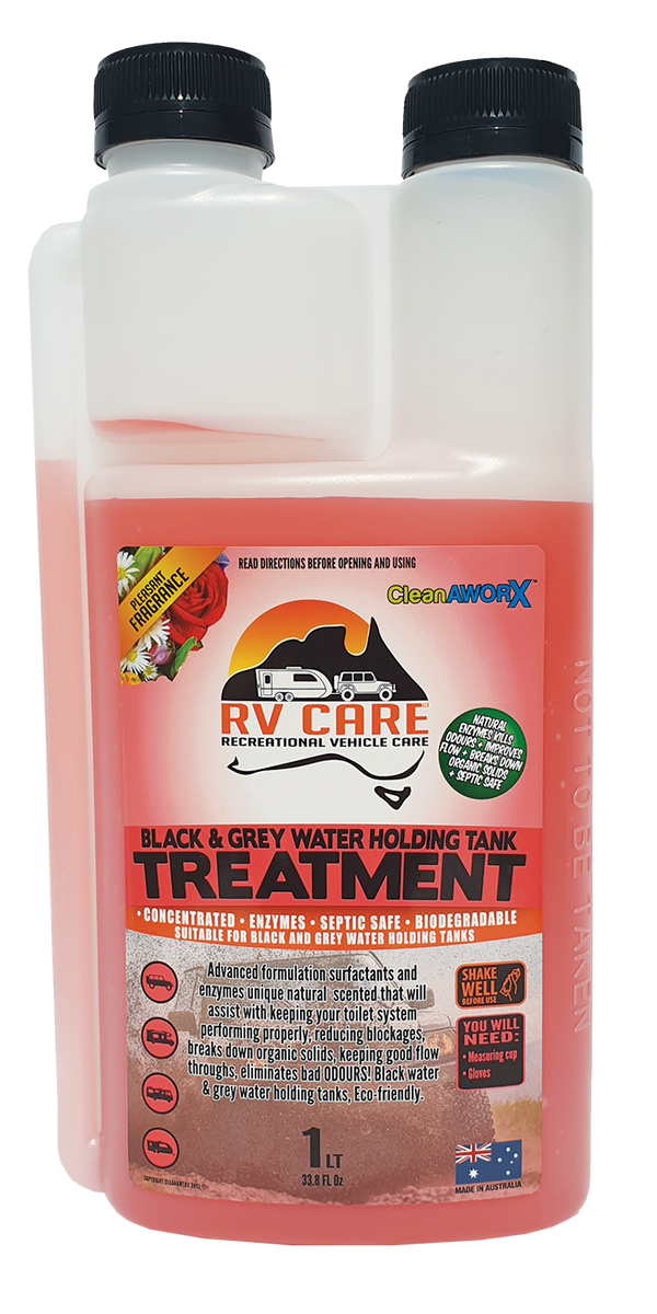 Caravan Motorhome Black & Grey Water Holding Tank Treatment 1L