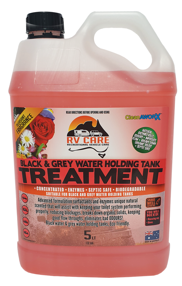 RV Care Black & Grey Water Holding Tank Treatment 5L