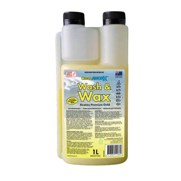 Boat Wash and Wax Boaties Premium Gold 1L - Marine Gelcoat Wash