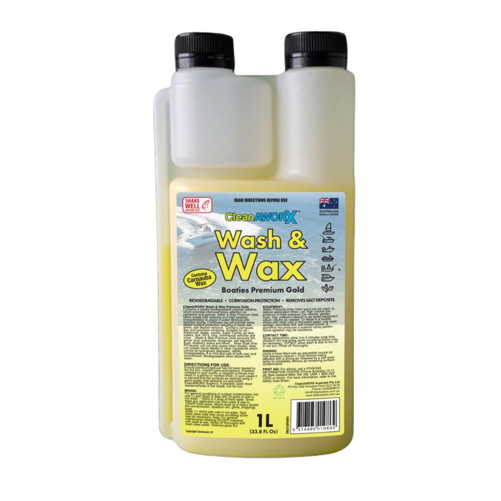 Boat Wash & Wax Boaties Premium Gold 1 litre