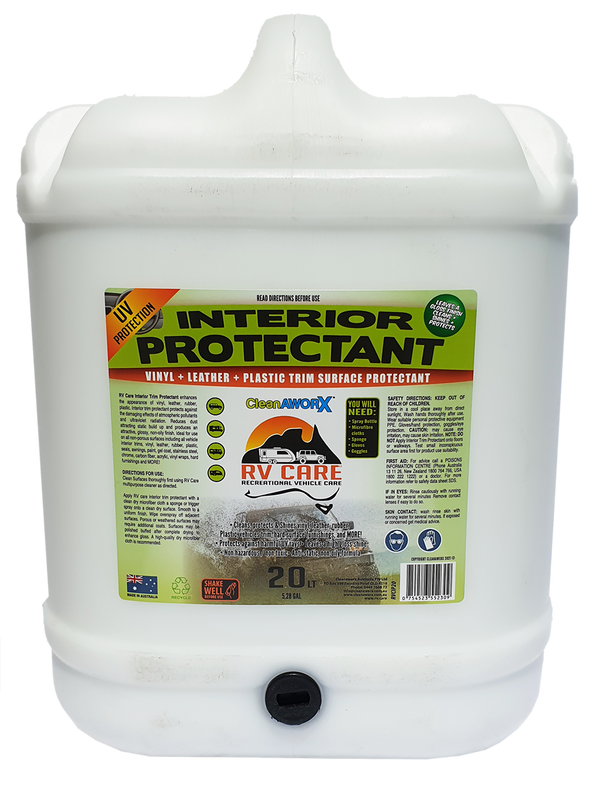 RV Care Interior Trim Protectant Vinyl Leather Plastic Paint 20L