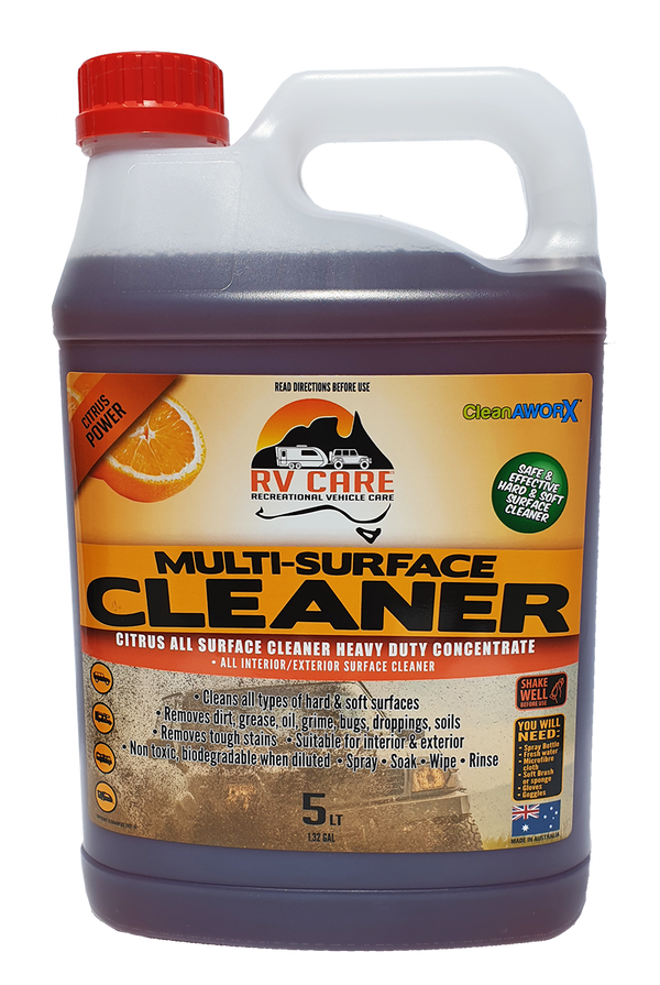 Caravan Motorhome All Surface Cleaner Citrus Concentrate 5L